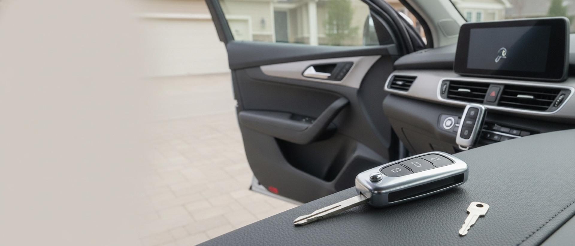 Stappen om je auto te openen en te starten met de noodsleutel