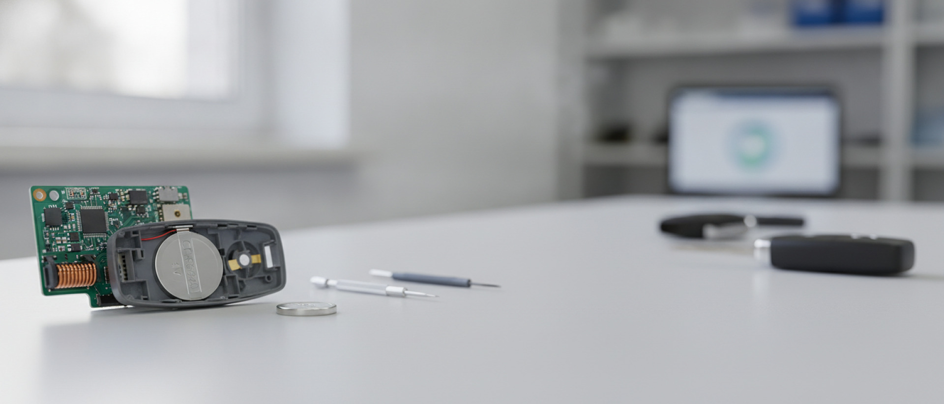 Hoe werkt een autosleutelbatterij bij afstandsbediening en keyless entry. Wat is een autosleutelbatterij bij afstandsbediening en keyless entry